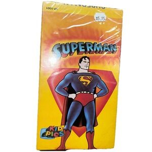 Factory Sealed 1986 Superman Kid Pics KP-1001 VHS Tape EXTREMELY RARE!!